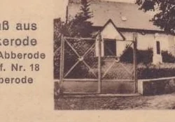 Kapelle in Tilkerode auf einem historischen Postkartenausschnitt · Privatsammlung
