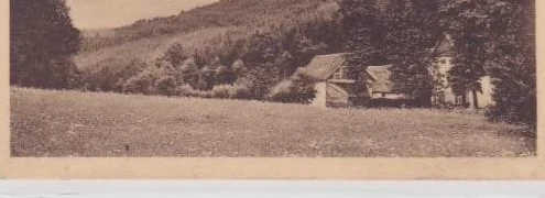 Die Untermühle bei Tilkerode auf einer alten Ansichtskarte · Privatsammlung